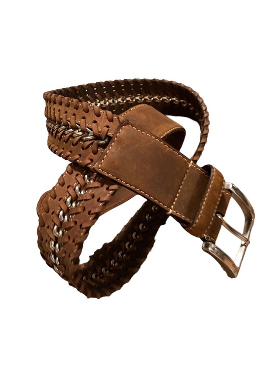 Brighton Accessories - Brighton Vintage Braided Leather Belt